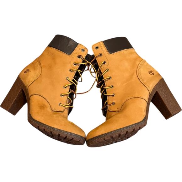 Timberland Allington Mid Lace-Up Boot wheat winter fall style  3.5" heel size 9 - Picture 16 of 16